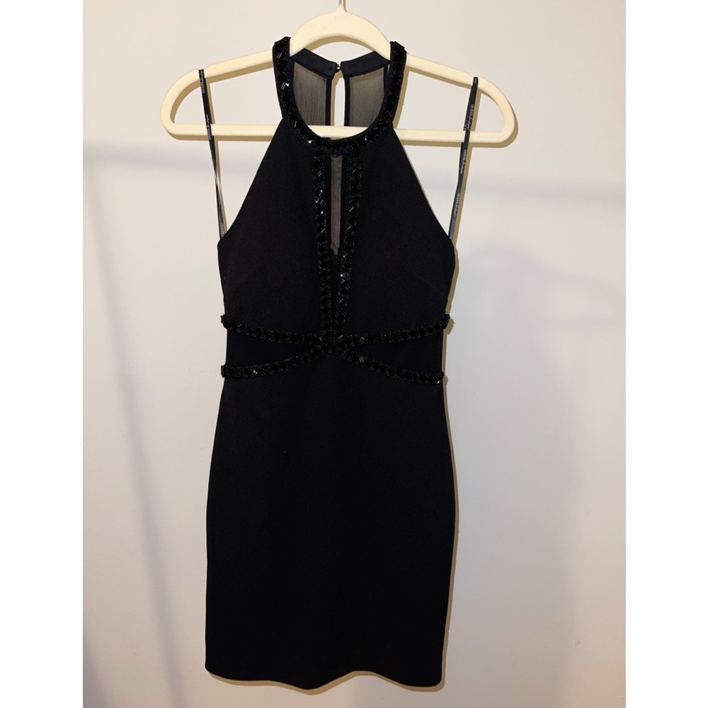 BLACK MINI DRESS